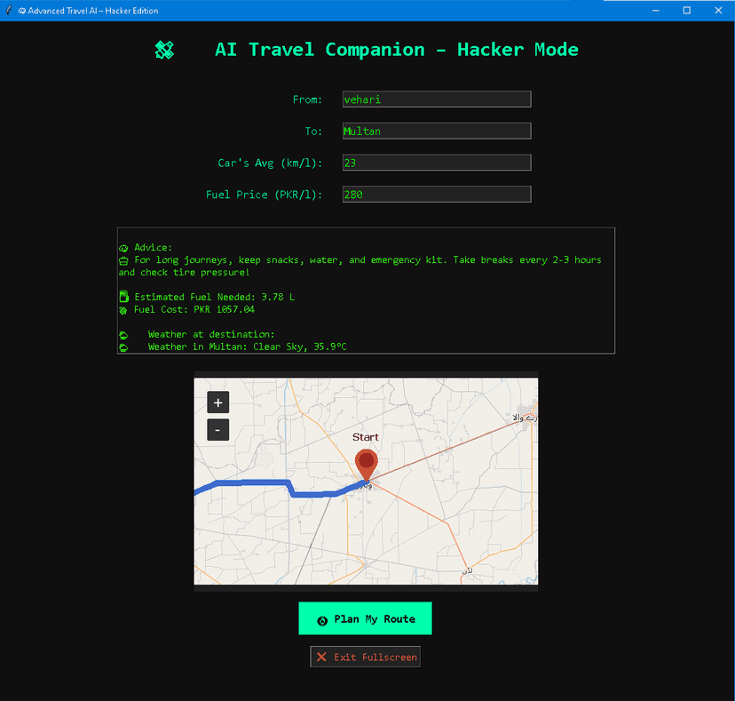 AI-Based Travel Agent